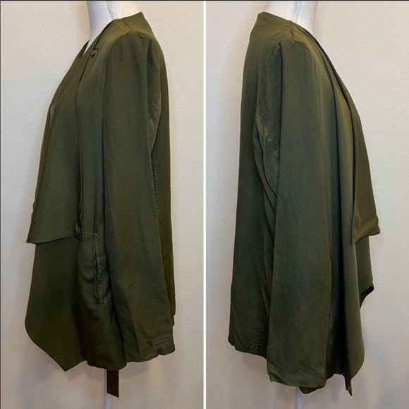 BLANK NYC Olive Green Waterfall Jacket - Picture 3 of 8